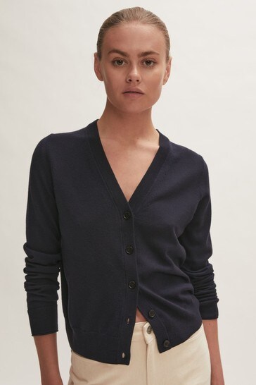 Merino v neck cardigan sale