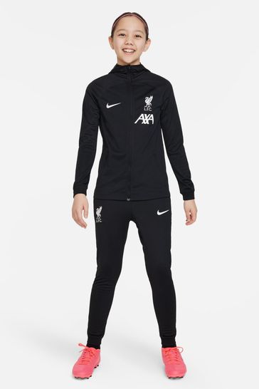 Nike Black Liverpool FC Strike Hooded Football Tracksuit