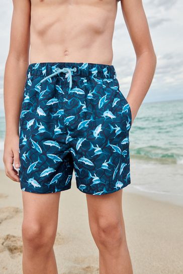 Next shark swim shorts outlet