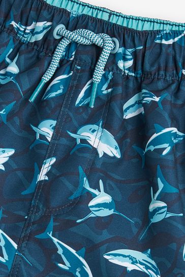 Next shark swim shorts hotsell