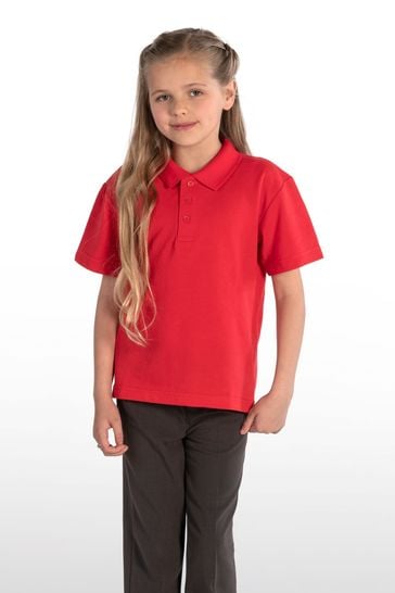 Trutex Bright Red Polo Shirt
