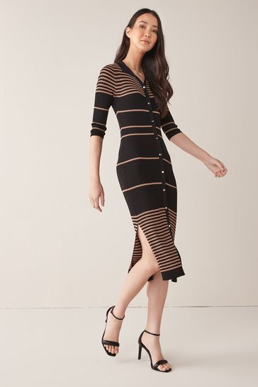 Buy Knit Midi Dress from Next Luxembourg