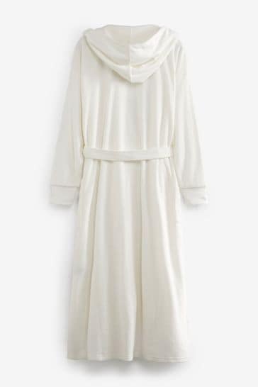 Buy White Towelling Dressing Gown from Next Luxembourg