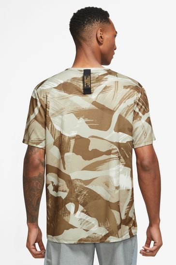 Nike camo top running shirt