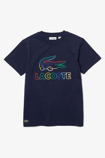 rainbow lacoste shirt