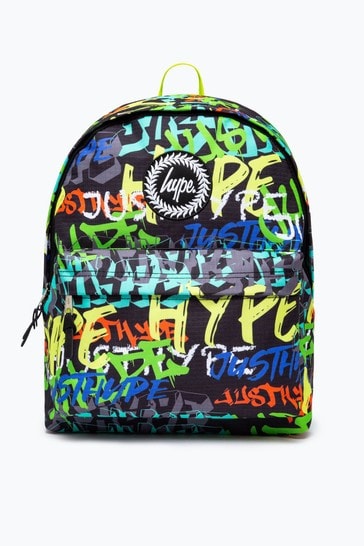 Hype. Green Graffiti Logo Backpack