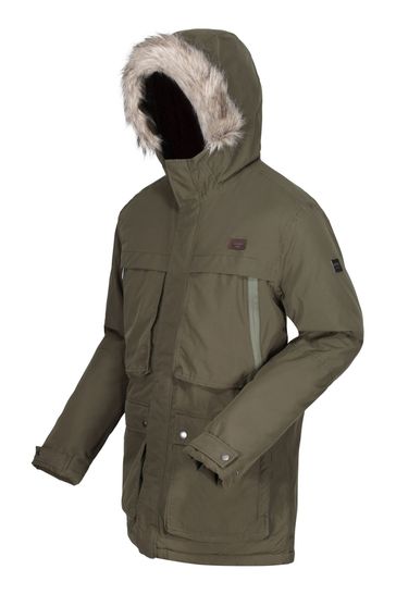Buy Regatta Green Volter Waterproof Heated Parka Jacket from Next