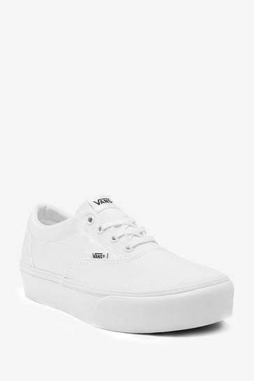 All white shop vans pics