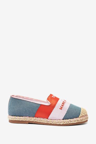 Buy The Marc Jacobs Blue Denim Logo Espadrilles from Next Poland