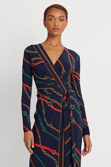 ralph lauren chain print dress