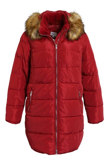 CISO Faux Fur Hooded Padded Coat