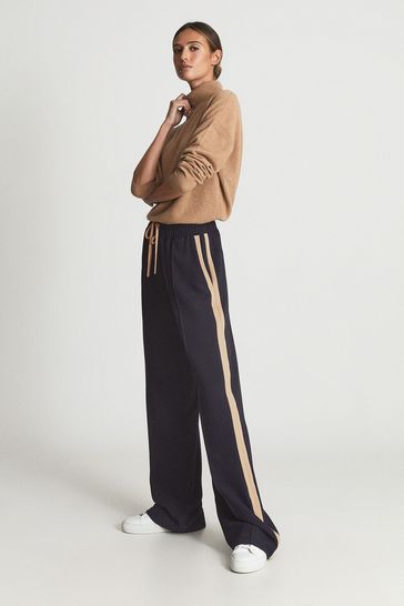 Buy Reiss Frazer Wide Leg Trousers With 