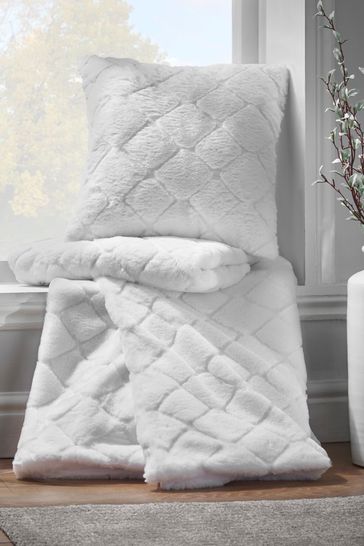 Next white throw clearance