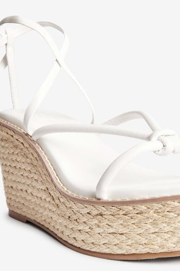White discount tie wedges