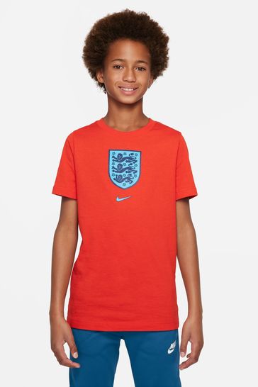Nike Red England Crest T-Shirt
