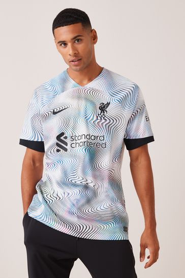 Buy Nike White Blank Liverpool FC 22 23 Stadium Away Shirt from Next Ireland