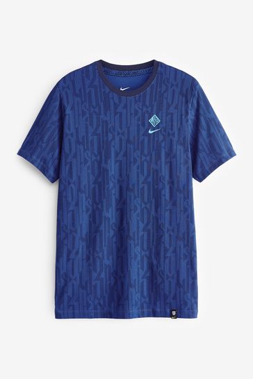 Nike Blue England Ignite T-Shirt