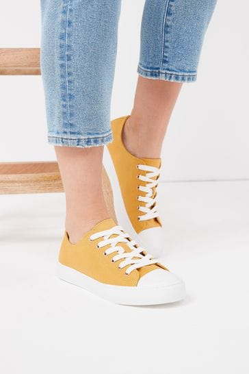 Next shop yellow trainers