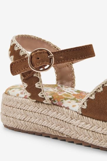 Next tan shop wedge sandals