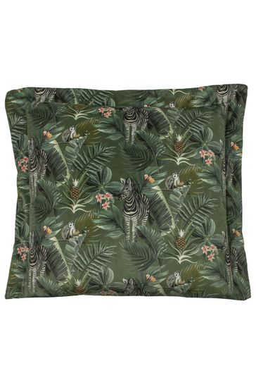 Evans Lichfield Multicolour Manyara Zebra Velvet Polyester Filled Cushion