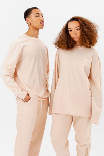 Continu8 Unisex Nude Long Sleeve T-Shirt