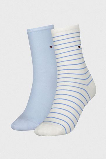 Tommy Hilfiger Blue Knitted Socks