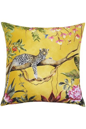 Gold leopard pillow outlet