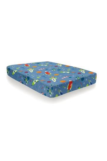 Bedlam Blue Kids Supersonic Fitted Sheet