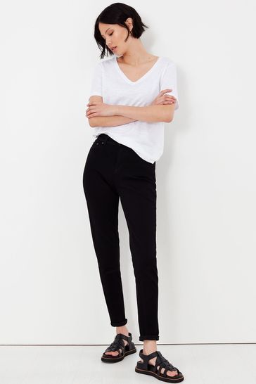 Buy Joules Black Monroe High Rise Stretch Skinny Jeans from Next