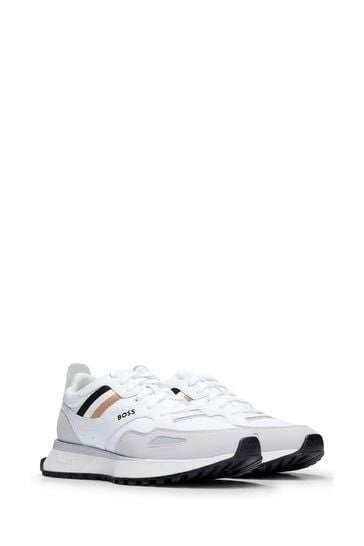 Boss white trainers uk shop