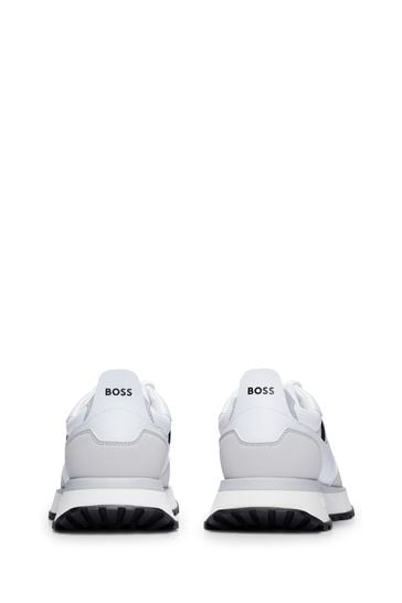 Buy BOSS White Jonah Run Trainers from Next Bahrain