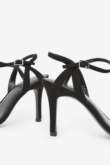 Wide fit online strap heels