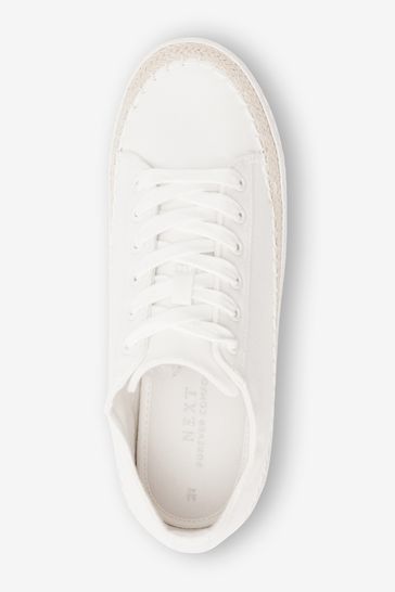 Lace up deals espadrille trainers