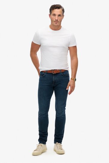 Superdry Blue Organic Cotton Jeans