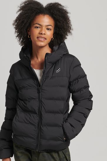 Superdry Black Heat Sealed Padded Jacket