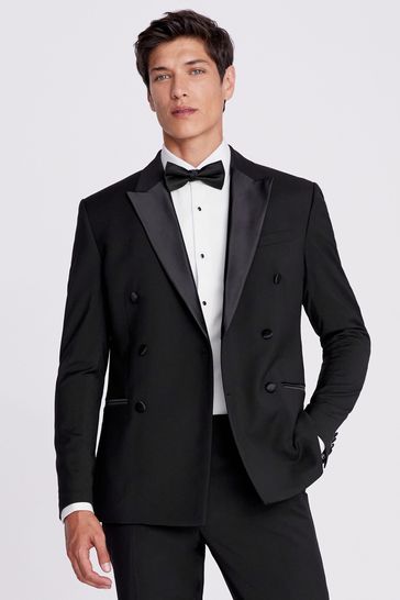 Slim fit black tie suit hotsell