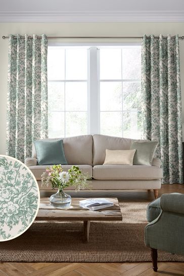 Sage Green Picardie Made To Measure Curtains