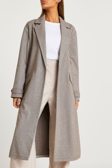 Jersey duster jacket top