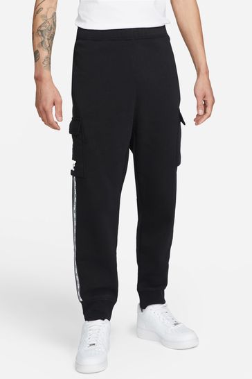 Nike Black Repeat Fleece Cargo Pants