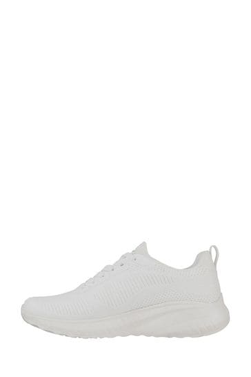 Skechers womens trainers white outlet