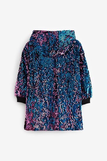 Pink sequin hoodie clearance