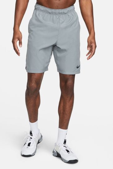 Nike Grey Dri-FIT Flex 9inch Woven Training Shorts