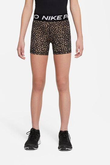 Nike Pro Black Dri-FIT Animal 3 Inch Shorts