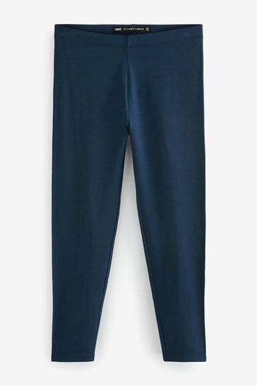 Navy Blue Cropped Leggings