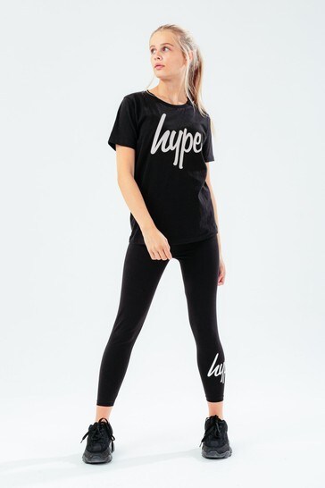 Hype. Girls Script T-Shirt and Legging Set