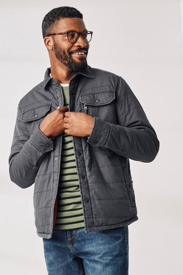 FatFace Albury Quilted Overshirt