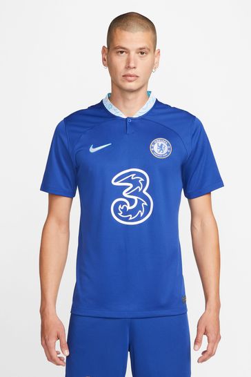 Nike Blue Chelsea FC 22/23 Stadium Home Football Shirt