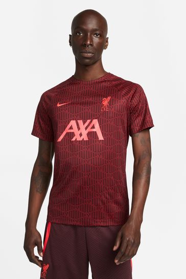 Nike Red Liverpool FC Prematch Jersey Shirt
