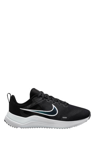 Nike Black/White Downshifter 12 Running Trainers