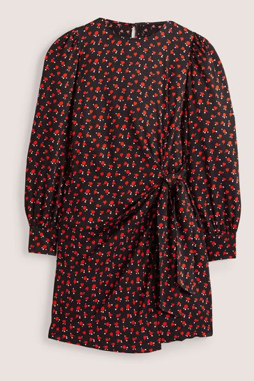 Buy Boden Red Wrap Skirt Mini Dress from Next Luxembourg